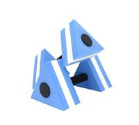 1Pair Sports Aquatic Exercise Dumbbells Foams Dumbbells Hand Water Aerobics Fitness Equipment For Weight Loss Aquatic Fitness Barbell