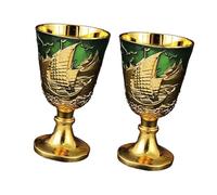 1Pair Stemwares Goblets from Rusts Proof Zincs Alloys for Cocktails and Fine Wines Smooth Sailings Glasses