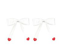 1Pair Sweet Bowtie Hair Clip French Hairpin Girl Barrettes Side Pin Hairclip Female Girl Hair Shape Decors
