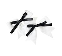 1Pair Sweet Bowtie Hair Clip French Hairpin Girl Barrettes Side Pin Hairclip Female Girl Hair Styling Decors Elegant Hairclip