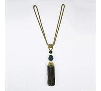 1Pair Tassel Curtains Tieback Curtain Rope ,Indoor Office Window Curtain Bracket Decoration,Tassel Curtain Tie Backs -Blue yellow