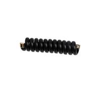 1pair Telephone Wire Line Elastic Rubber Bubble Braided Hair Ring Loop Scrunchies Rope Hairband Women Party Accessories for Thick & Thin Hair(2)