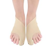 1Pair Toe Separator Orthopedic Foot Splints Pedi Socks Hallux Valgus Stretcher Braces Bunion Corrector Straightener (L)