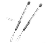 1pair TPR Handle Model Ropeless Battle Rope Cardio Exercise Compact Fitness Tool Secure Fixed Design For Office Workers No Installation(gray)