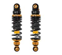 1Pair Universal 255mm Motorcycle Rear Damping Adjust Shock Absorber For S&uzuki Rear Suspension