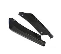 1Pair Universal 44.5cm Winglets Side Skirt Extension Car Front Rear Bumper Strip Lip Spoiler Diffuser Splitter Scratch Protector Vehicle Side Skirt(Carbon color)