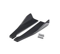 1Pair Universal Car Rear Bumper Lip Trim Protector 48cm Rear Corner Protector Car Accessories (Carbon Fiber)