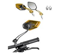 1Pair Universal Motocycle Rear View Adjustable Side Mirrors For Handlebars Aluminum Flame Pattern With 8mm/10mm Screws Motorcycle Rear View Side Mirrors