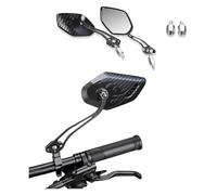 1Pair Universal Motocycle Rear View Adjustable Side Mirrors For Handlebars Aluminum Flame Pattern With 8mm/10mm Screws Motorcycle Rear View Side Mirrors