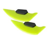 1Pair Universal Motorcycle Winglet Aerodynamic Spoiler Dynamic Wing Decoration Sticker Motorbike Scooter Side Cowling Side Fairing(Yellow)