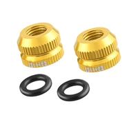 1pair Universals Tire Valves Caps Reliability Air Seal Inner Valves Nut for Professional Cyclists and Casual Commuters Bike Essential