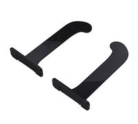 1Pair Yoga Mat Wall Mount Holder Acrylic Hanger Household Exercise Bracket Save Space Simple to Install Widely Application Home Living Room Bedroom Shop Office Gym Decoration