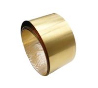 1PC 0.1/0.2/0.3/0.5x10/20/30/50/100mmx1000mm Brass Metal Thin Sheet Foil Plate Roll Handicraft Metalworking thick(0.3x50x1000mm)