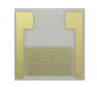 1pc 0.38 Alumina Ceramic Interdigitated Electrode for Gas Humidity Sensors | Customizable IDE Capacitor Array(10x10mm 10)