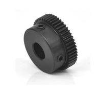 1pc 0.5 Mod 45# Steel Spur Gear with Step 0.5M Pinion Gear 0.5 Motor Gear Parts Accessories 20/22/24/25//26/28/30/32/34/36-45T Teeth(10mm,45 Teeth)