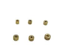 1PC 0.5 Modulus 8T 9T 10T 12T 14T Metal Copper Brass Gear Pinion Transmission Gear Fit 2mm 2.3mm 3.17mm electronic starter Shaft ICXLPMC(12T 2mm)