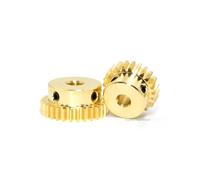 1Pc 0.5M 20T-60T Spur Gear Brass Pinion Step Gear 0.5 Mod 20 Teeth - 60 Teeth Bore 10mm(45 Teeth)