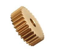 1pc 0.5M 86T Brass Spur Gear .5 Module 86 Teeth Cylindrical 44mm Diameter 5mm Thickness Straight Flat Pinion shaft pinion(8mm bore)