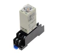 1pc 0-60 S Power-on Delay Rotary Knob DPDT Timer Timing Time Relay DC 12V H3Y-2 With Base Socket PYF08A ZGPOSQKZSC