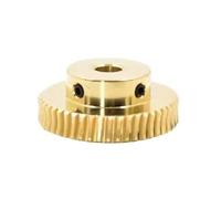 1pc 0.8 Module Worm Gear Speed Ratio 1:60 Bore 5 6 8 12mm, 20 25 30 35 40 50 60 Teeth Brass Worm Gear(8MM*50)