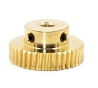 1pc 0.8 Module Worm Gear Speed Ratio 1:60 Bore 5 6 8 12mm, 20 25 30 35 40 50 60 Teeth Brass Worm Gear(8MM*40)