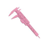 1PC 0-80mm Double Rule Scale Plastic Vernier Caliper Student Dial Gauge Micrometer Measuring Ruler Inside Diameter Depth Meter Precision Measuring Tools(Groen)
