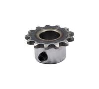1pc 04C Sprocket 15Teeth Inner Hole 6/8/10/12/15mm 25H 45# Steel Sprocket Table Wheel Finished Hole Sprocket Screw Hole M5(10mm,7pcs 15 Teeth)