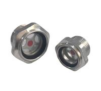 1PC 1-1/2" BSPP Male Aluminum Oil Sight Glass Window