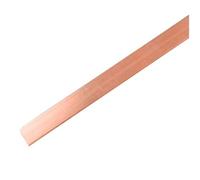 1pc 1/1.5/2/3/4/5 Mm Thickness Copper Strip 99% Pure Metal Sheet Purple Cu Flat Bar 250mm Length Industry DIY Plate For CNC(1.5x20x250mm)