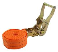 1pc 1-12m Tie Down Cargo Strap Heavy-duty Car Fasteners Luggage Lashing Strong Ratchet Belt With Buckle Polyester(1 Meters)