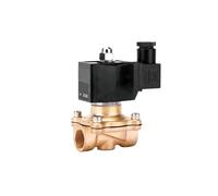 1pc 1/2" 1" 2" Inch 2 Way IP65 Waterproof Solenoid Valve Water 220V 12V 24V 110V Brass Normally Closed(1",230VAC Normally Open)