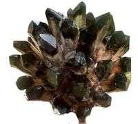 1pc 1.2-1.4kg Black Smoky Quartz Crystal Cluster Home Office Aquarium Decoration Gift