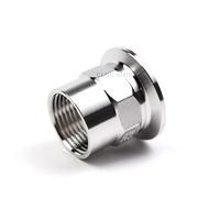 1pc 1/2" 3/4" 1" 1-1/4" 1-1/2" 2" BSP SS304 Stainless Steel Sanitary Female Thread Hex Ferrule Pipe Fitting Tri Clamp Type(DN32 to Ferrule 50.5)