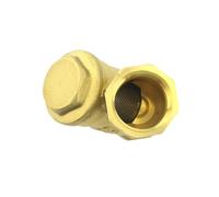 1pc 1/2" 3/4" 1" 1-1/4" Brass Strainer Y Type Filter Valve BSP Female Thread DN15/DN20/DN25/DN32 for Water(1")