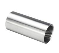 1pc 1/2" 3/4" 1" -2" BSPT Female 50 60 80 100 150 200 300mm Barrel Coupler Nipple Pipe Fitting Connector 304 Stainless(50mm,G1l4 BSP DN8)