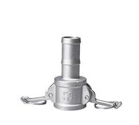 1pc 1/2" 3/4" 1“ 304 Stainless Steel Garden Sprinkler Camlock Fitting Adapter Barb Camlock Quick Disconnect For Hose Pumps Fittings(C,2")