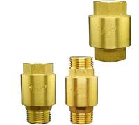 1pc 1/2" 3/4" 1" BSPT Female Male Thread Brass Vertical One Way Non Check Valve Backflow Preventer(Male to Female,1")