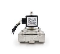 1pc 1/2" 3/4" 1" DN15 DN20 DN25 Stainless Steel SS 304 Electric Solenoid Valve 12V 24V 220V Pneumatic Valve for Water Oil Air(DN20,AC220V)