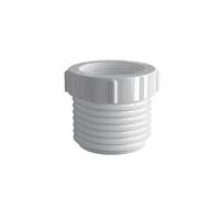 1PC 1/2" 3/4" 1" Female Male Thread PVC Reducer Joint Garden Water Pipe Connector Garden Irrigation Adapter Bushing Connector(White,1/2")