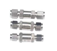 1pc 1/2" 304 Stainless Steel One Way Check Valve Non-Return Compression Valve