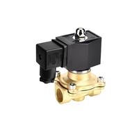 1pc 1/2" Brass Solenoid Valve Normally Closed Normally Open IP65 Fully Enclosed Coil 220V Switch Valve Water Valve(110VAC,Normally Closed)