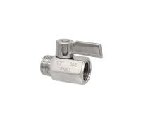 1PC 1/2" BSP Female-Male Thread 304 Stainless Steel Ball Valve