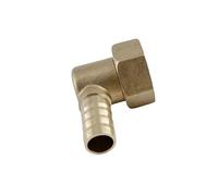 1PC 1/2" BSP Female Thread to 4mm 6mm 8mm 10mm Hose Barb Elbow 90 Degree Rotary Brass Pipe Fitting Connector(8mm)