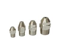 1pc 1/2" BSP Male Thread 2.0mm Hole Straight Spraying Nozzle 304 Stainless Steel Washing Sprinkler
