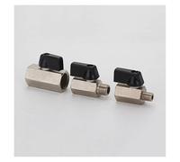 1pc 1/2" BSP Male to Male Thread Two Way Brass Ball Valve Air Compressor Valve