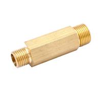 1pc 1/2" BSP to 1/4" BSP Male Equal Reduce Lengthen Brass Pipe Fitting Total Length 60mm