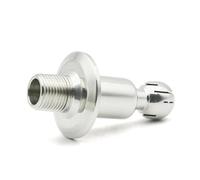 1pc 1/2" NPT External Thread TC 50.5mm 1.5" Stainless Steel Rotary Spray Ball - 360 Degree Coverage