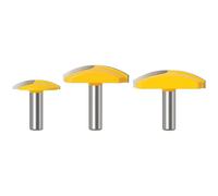 1pc 1/2" Shank 12mm Shank Small Bowl Router Bit - 1.65" Radius - 1-3/4" Wide for Woodworking Cutting Tool Router Bit Set for Wood Planer(12.7X44.5mm)