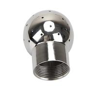 1pc 1/2" Thread Female Cleaning Spray Ball Stainless Steel Sanitary Pipe Fittings Fix/Rotary Tank Cleaning Ball Head(DN40)