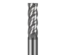 1pc 1-20mm HRC 70 Tungsten Steel Milling Cutter U-groove Stainless Steel Special Hard Alloy End Mill Face Bit CNC Tools 4 Flute 4 8 12 16mm(10X40XD10X100L)